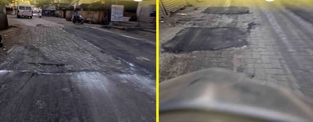 जीवदानी रोडवरील रस्त्याची दुर्दशा, पॅचवर्कने नागरीक संतापले जीवदानी रोडवरील रस्त्याची दुर्दशा, पॅचवर्कने नागरीक संतापले